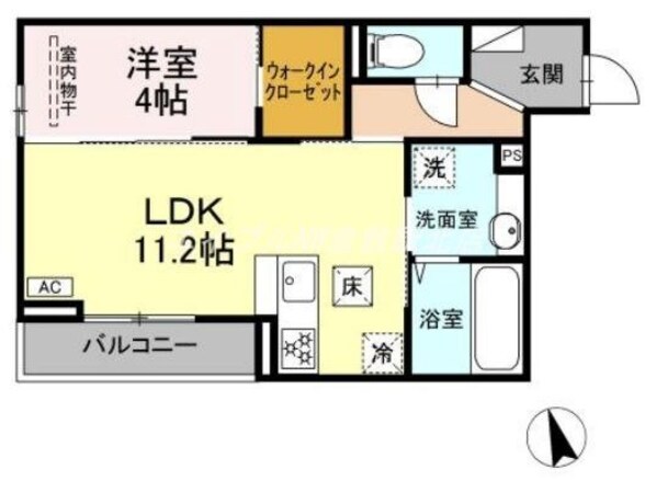 セイル倉敷の物件間取画像